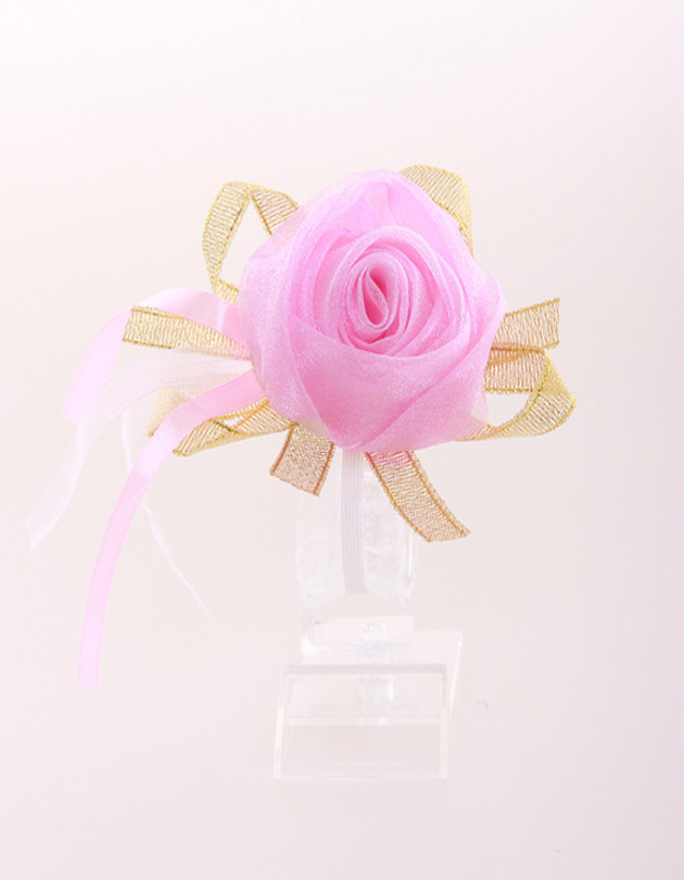 Eden Bridesmaid Corsage in Light Fuschia